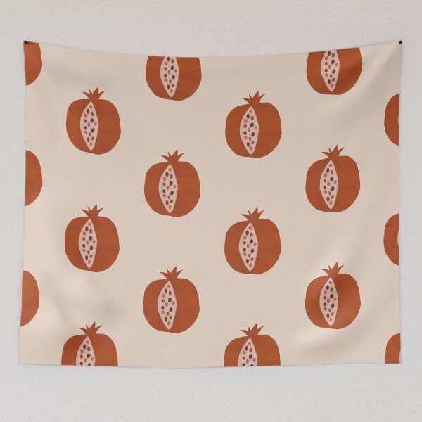 Item preview, Pomegranate in orange beige 02 designed and sold by Miss-Belle.