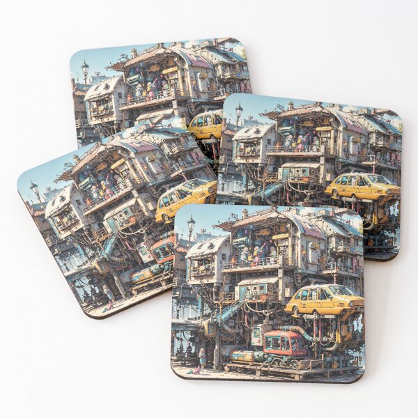 Item preview,  Futuristic Everyday Scenes Jigsaw Puzzles - Tomorrow's Normal  designed and sold by PuzzleBoxDesign.