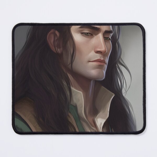 Item preview, Half-Elf Human - Custom D&D Character Portrait designed and sold by RaccoolDesign.