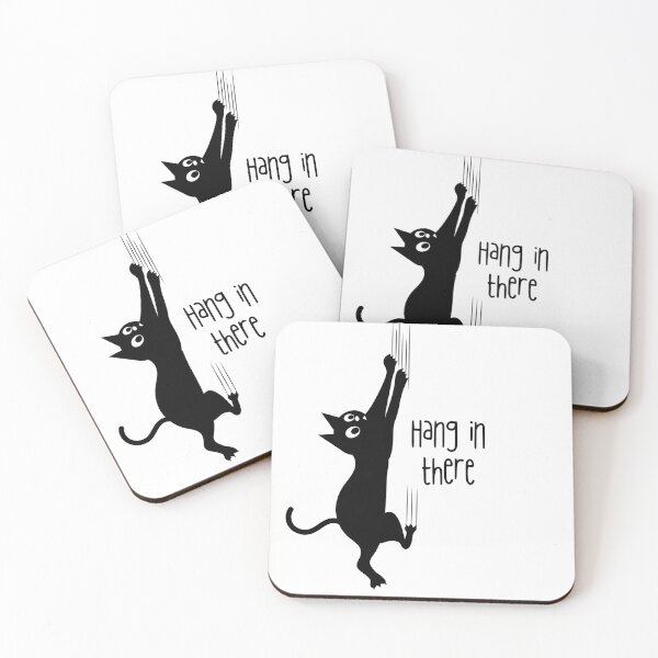 Item preview, Cat hanging on designed and sold by shoppebysharon.
