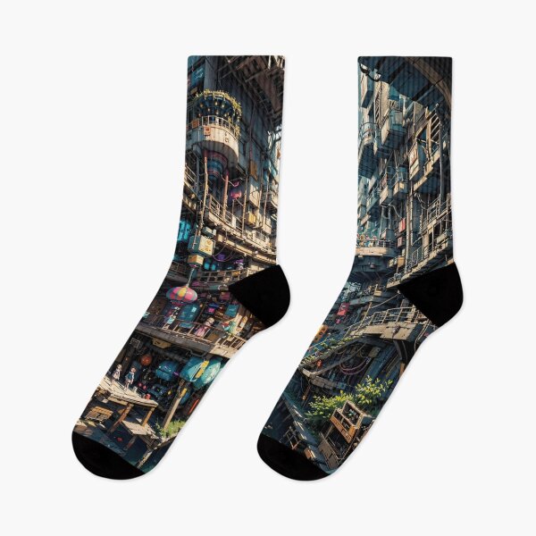 Item preview,  Urban Futurism Unveiled Jigsaw Puzzles - Skyline Wonders on Redbubble designed and sold by PuzzleBoxDesign.