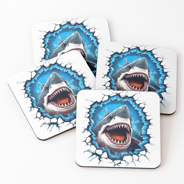 Item preview, Great White Shark Attack designed and sold by Shinzomaru.
