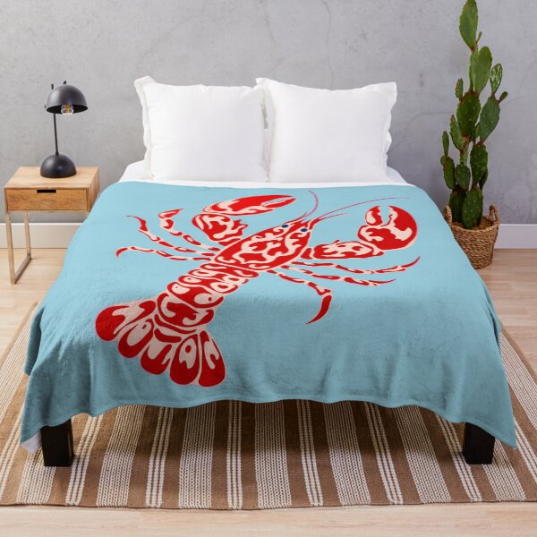 Item preview, Red Maine Lobster Print designed and sold by BrightTide.