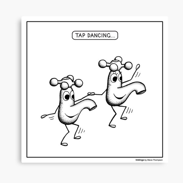 Item preview, Tap dancing designed and sold by Inklings cartoons.