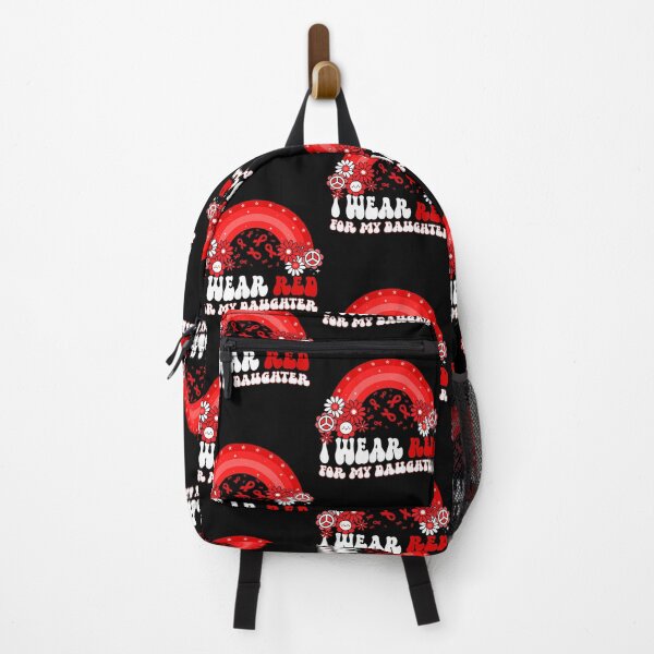 Item preview, I Wear Red For My Daughter Retro Rainbow World AIDS Day designed and sold by EagmianPheolea.