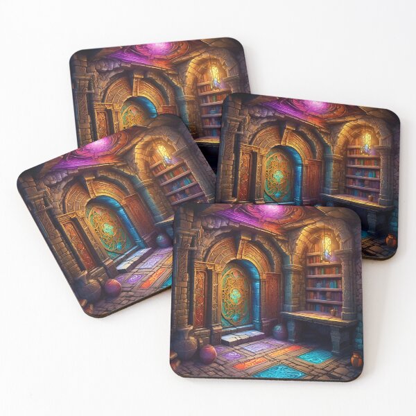 Item preview, The Wizard's Study - Surreal Fantasy Art designed and sold by Delerat7.