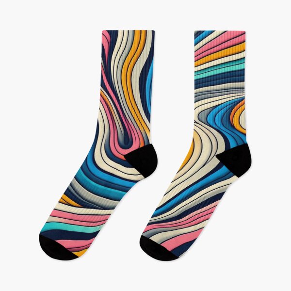 Item preview, Dynamic stripes 1 designed and sold by blackwhiteblue.