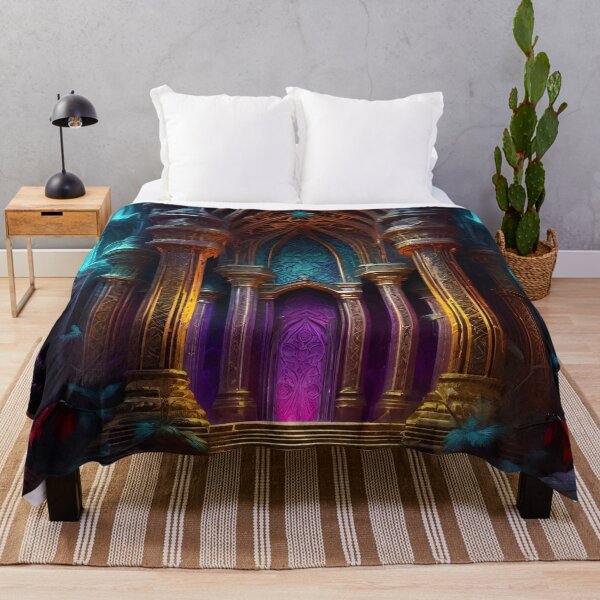 Item preview, Drow Elf Temple - Surreal Fantasy Art designed and sold by Delerat7.
