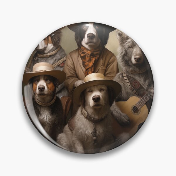 Item preview, Old Timey Band with Wolf designed and sold by Samuelsboro.