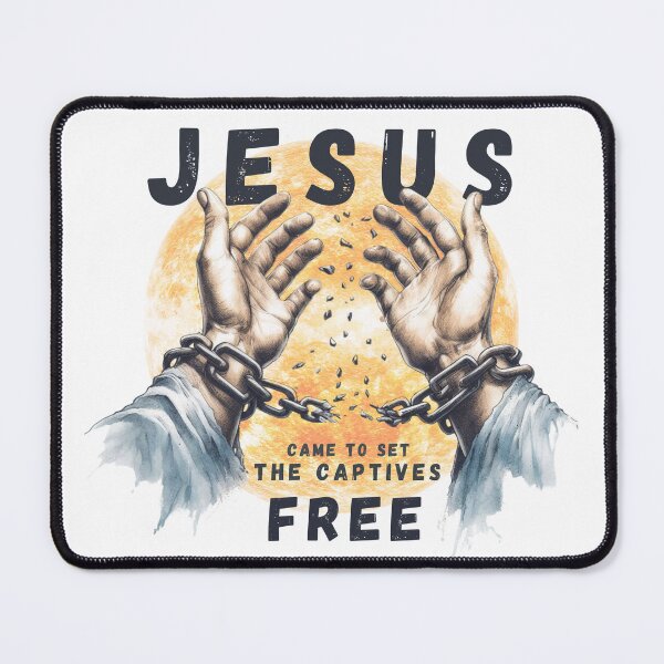 Item preview, Jesus Came to Set the Captives Free, Broken Chains, Sun, Art designed and sold by Faithloveshop.