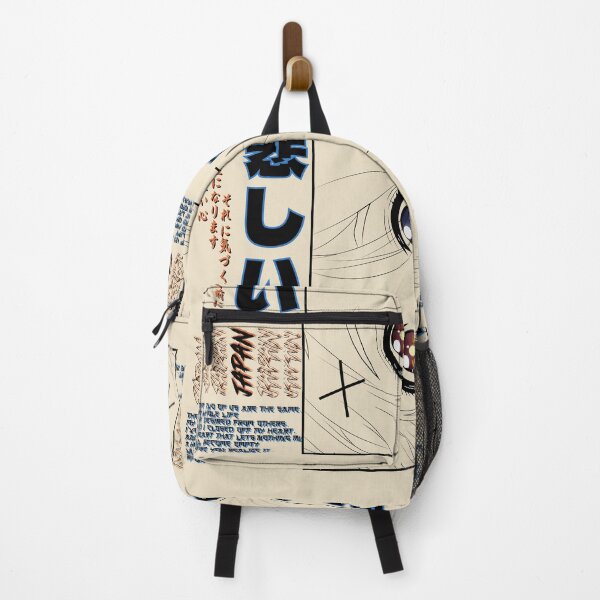 Item preview, Sad Anime Eyes Japanese Typography Line Art Style designed and sold by Otakurypto.