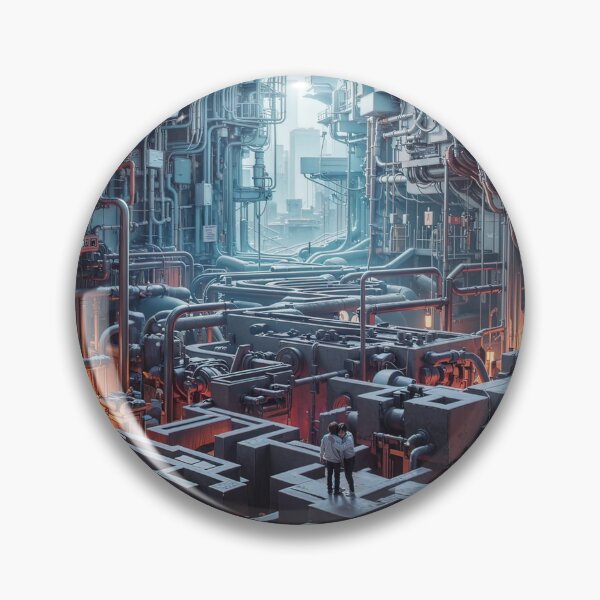 Item preview, Mechanical Maze Odyssey Jigsaw Puzzles - Navigate the Gear-Driven Enigma on Redbubble designed and sold by PuzzleBoxDesign.