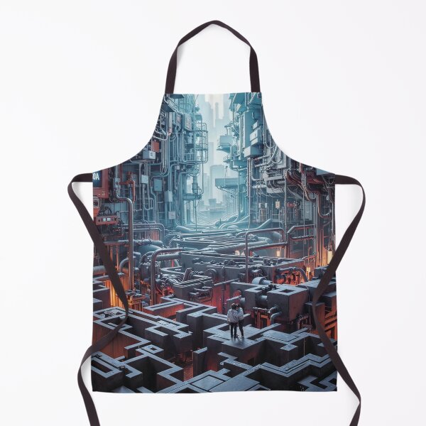 Item preview, Mechanical Maze Odyssey Jigsaw Puzzles - Navigate the Gear-Driven Enigma on Redbubble designed and sold by PuzzleBoxDesign.