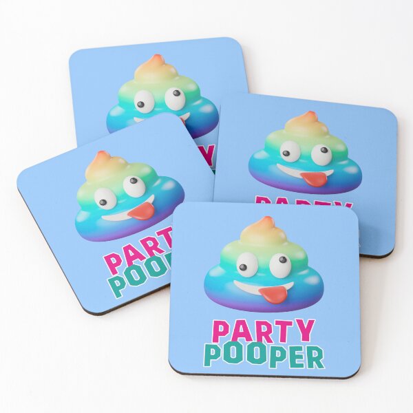 Item preview, party pooper, rainbow, funny designed and sold by Mauswohn.