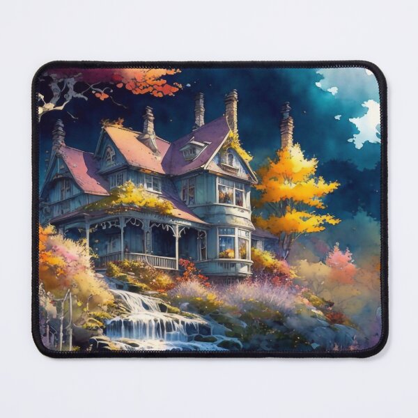 Item preview, Victorian house above the waterfall designed and sold by M-Y-A-R-T-.