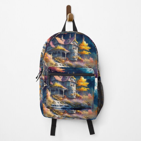Item preview, Victorian house above the waterfall designed and sold by m-y-A-I-A-R-T-.