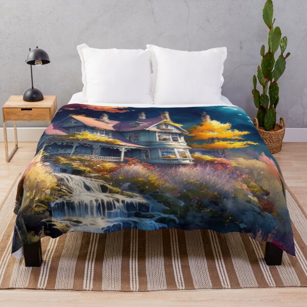 Item preview, Victorian house above the waterfall designed and sold by M-Y-A-R-T-.