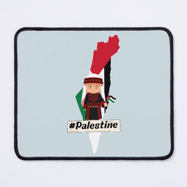 Item preview, Palestine Flag Map (Girl) designed and sold by Stefan Z..