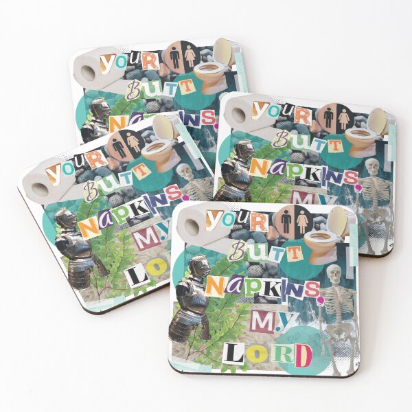 Item preview, Your Butt Napkins, My Lord designed and sold by bekacollageart.