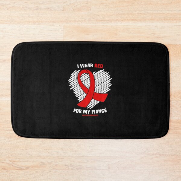 Item preview, I Wear Red For My Fiance HIV AIDS Awareness designed and sold by EagmianPheolea.