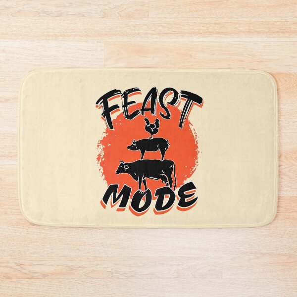 Item preview, Feast Mode, Funny Thanksgiving and Meat Lover Gift designed and sold by TeeServes.