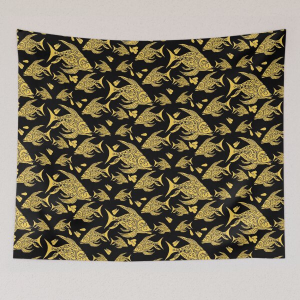 Item preview, Sea Life Pattern #4 designed and sold by Aeterna Prints.