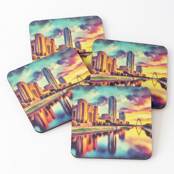 Item preview, Fort Worth at Sunset designed and sold by badguyduh.