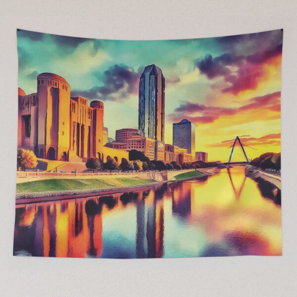 Item preview, Fort Worth at Sunset designed and sold by badguyduh.