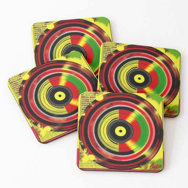 Item preview, Reggae Music Pop Art Vinyl Album Cover designed and sold by musicgeniusart.