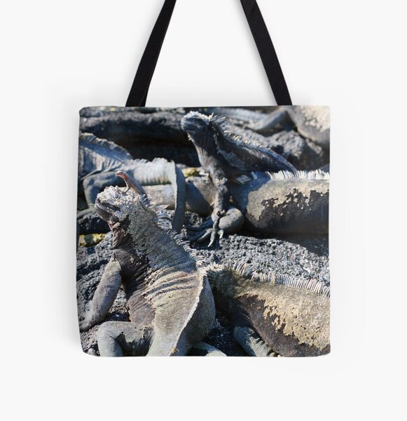 Community the marine iguana way All Over Print Tote Bag