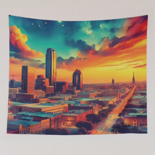 Item preview, Fort Worth at Sunset designed and sold by badguyduh.