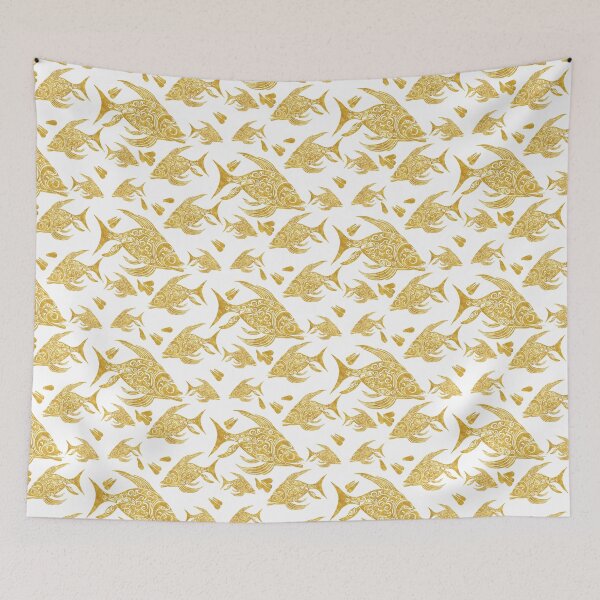 Item preview, Sea Life Pattern #5 designed and sold by Aeterna Prints.