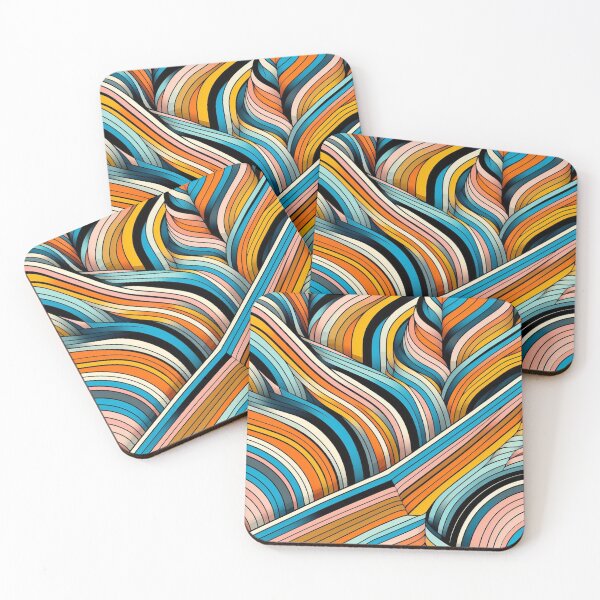 Item preview, Dynamic stripes 2 designed and sold by blackwhiteblue.