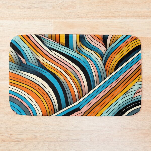 Item preview, Dynamic stripes 2 designed and sold by blackwhiteblue.