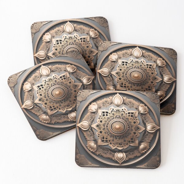 Item preview, Boho Bliss Elegant Gold Mandala designed and sold by SpiritualManda.