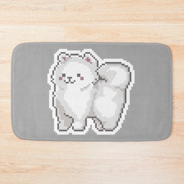 Item preview, Pixel Dog Samoyed - 8-Bit Pixel Art Samoyed Dog designed and sold by HayleeDesigns.