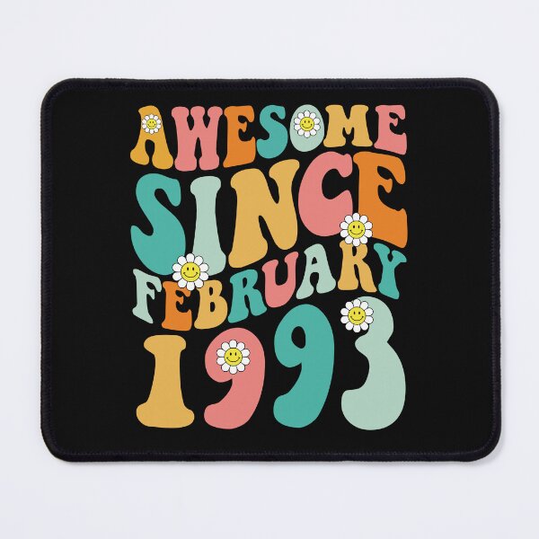 Item preview, Awesome Since February 1993 | Made In 1993 | Retro Groovy Birthday designed and sold by Christina-grich.