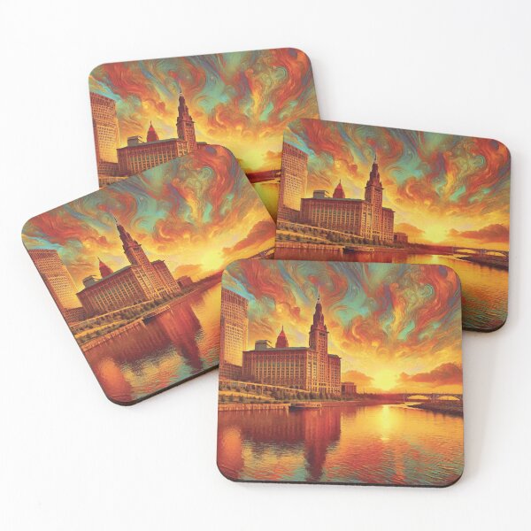 Item preview, Cleveland at Sunset designed and sold by badguyduh.