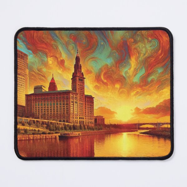 Item preview, Cleveland at Sunset designed and sold by badguyduh.
