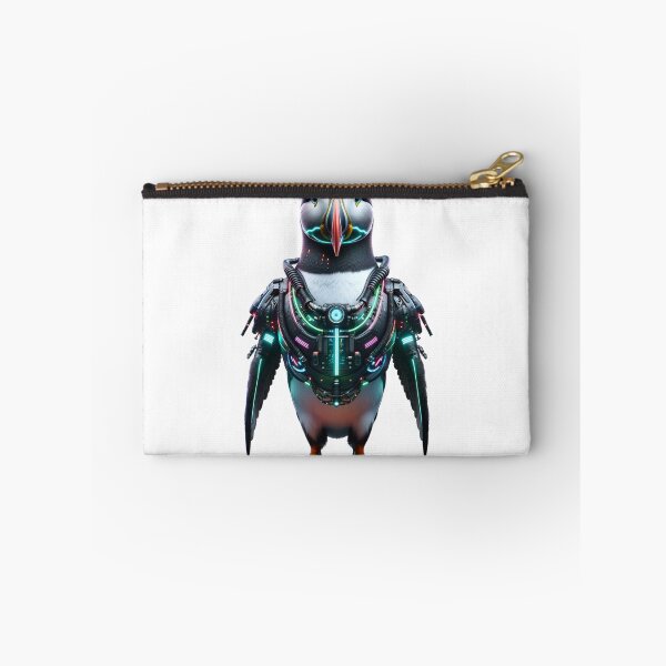 Item preview, Neon Diver - Cyber Puffin designed and sold by MrAI-Store.