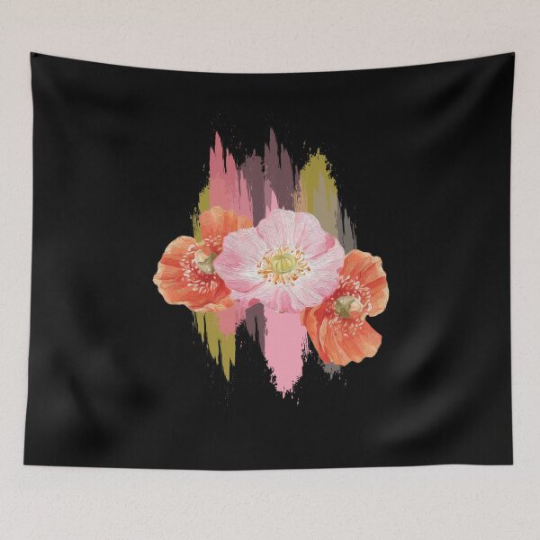 Item preview, Flora Floral Poppy Flower Poppy Corn designed and sold by MooonTees.
