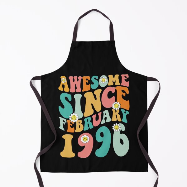 Item preview, Awesome Since February 1996 | Made In 1996 | Retro Groovy Birthday designed and sold by Christina-grich.