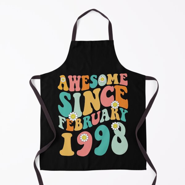 Item preview, Awesome Since February 1998 | Made In 1998 | Retro Groovy Birthday designed and sold by Christina-grich.