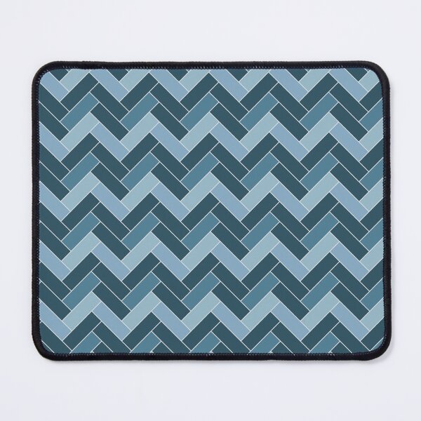 Item preview, Blue and White Herringbone Pattern designed and sold by James Prince.