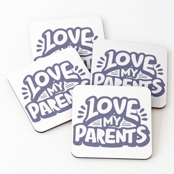 Artikelvorschau, Im Rampenlicht des Herzens: I Love My Parents Blue entworfen und verkauft von EmeraldeaArt.