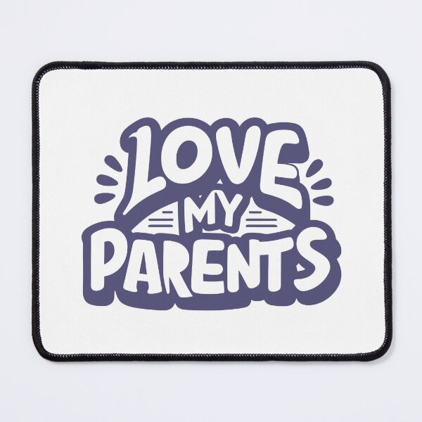 Item preview, In the Heart's Spotlight: I Love My Parents Blue designed and sold by EmeraldeaArt.
