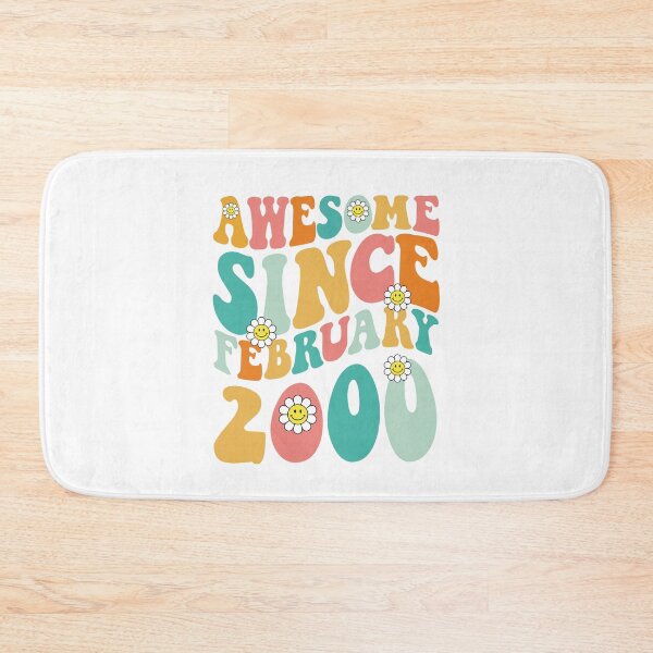 Item preview, Awesome Since February 2000 | Made In 2000 | Retro Groovy Birthday designed and sold by Christina-grich.