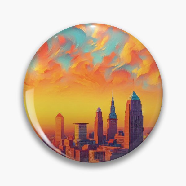 Item preview, Cleveland at Sunset designed and sold by badguyduh.