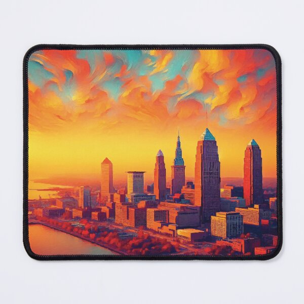 Item preview, Cleveland at Sunset designed and sold by badguyduh.