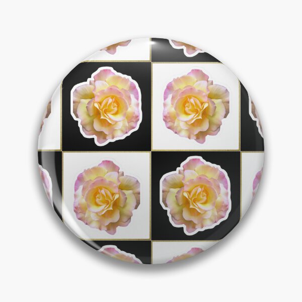 Item preview, Peach Rose Chequerboard designed and sold by images4design.